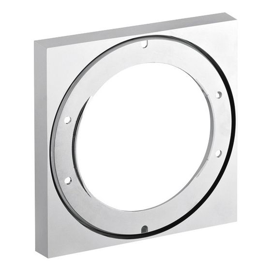 Hansgrohe AXOR Citterio Verlängerungsrosette, 172x172mm, 22mm, Edelstahl Optic, quadratisch