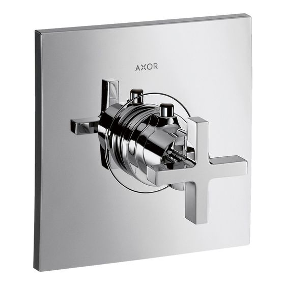 Hansgrohe AXOR Citterio Thermostat HighFlow Unterputz, 59l/min, Kreuzgriff, Chrom