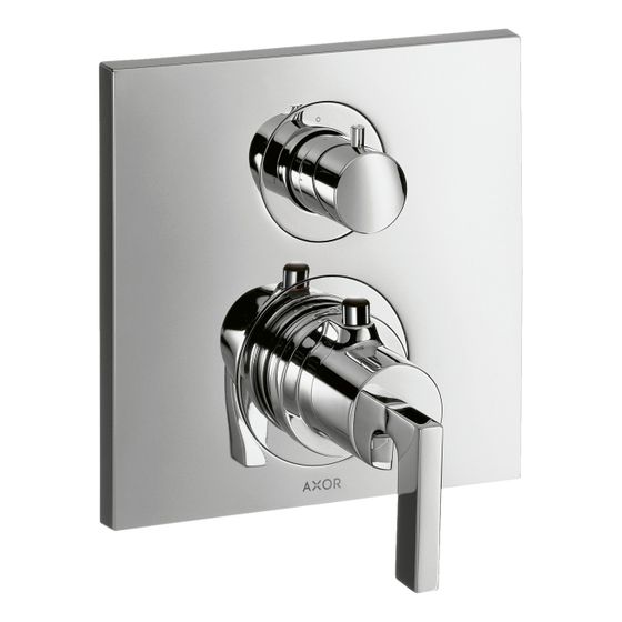 Hansgrohe AXOR Citterio Thermostat Unterputz, 29l/min, Ab- und Umstellventil, Hebelgriff, Chrom