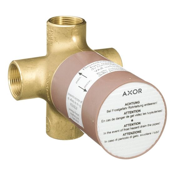 Hansgrohe AXOR Grundkörper für Quattro 4-Wege Umstellventil Unterputz, DN 20, 65l/min