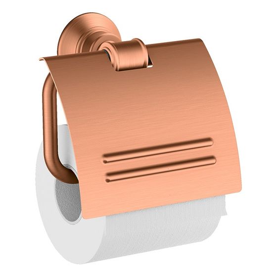Hansgrohe AXOR Montreux Toilettenpapierhalter, Deckel, 158x106mm, Bohrabstand 35mm, Brushed Bronze