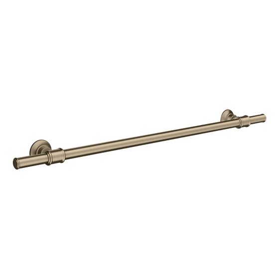 Hansgrohe AXOR Montreux Badetuchhalter 783mm, 600mm Bohrabstand, Metall, Brushed Nickel