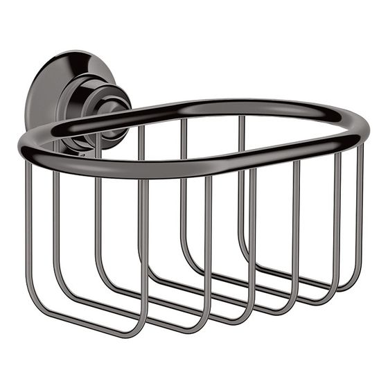 Hansgrohe AXOR Montreux Seifenkorb, 160x101x138mm, Polished Black Chrome