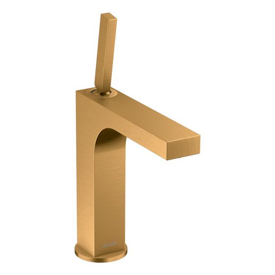 Hansgrohe AXOR Citterio Einhebel-Waschtischmischer 160mm, 5l/min, Pin-Griff, Ablaufgarnitur, Brushed Gold Optic