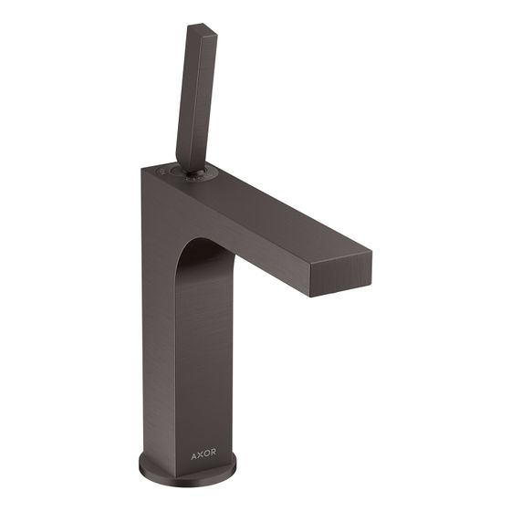 Hansgrohe AXOR Citterio Einhebel-Waschtischmischer 160mm, 5l/min, Pin-Griff, Ablaufgarnitur, Brushed Black Chrome