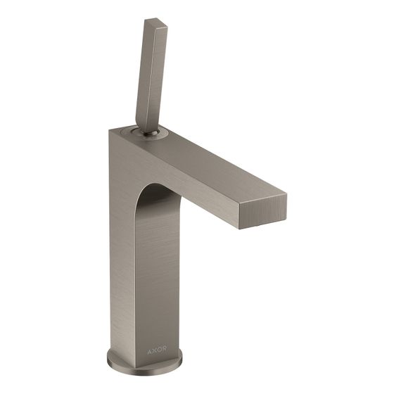 Hansgrohe AXOR Citterio Einhebel-Waschtischmischer 160mm, 5l/min, Pin-Griff, Ablaufgarnitur, Edelstahl Optic
