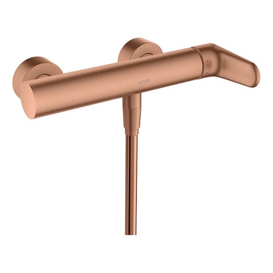 Hansgrohe AXOR Citterio M Einhebel-Brausemischer Aufputz, Keramikmischsystem, 1 Verbraucher, Brushed Red Gold