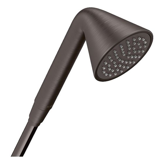 Hansgrohe AXOR Showers/Front Handbrause 85mm, 8,2l/min, 1jet EcoSmart, Brushed Black Chrome
