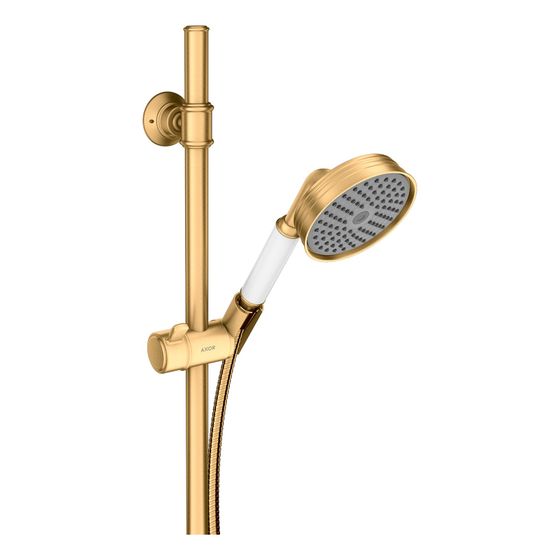 Hansgrohe AXOR Montreux Brauseset 90cm, Handbrause, 16l/min, 100 1jet, Brushed Brass