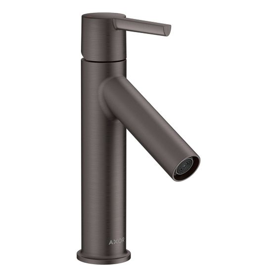 Hansgrohe AXOR Starck Einhebel-Waschtischmischer 100mm, 5l/min, Hebelgriff, Ablaufgarnitur, Brushed Black Chrome