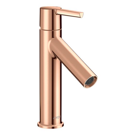 Hansgrohe AXOR Starck Einhebel-Waschtischmischer 100mm, 5l/min, Hebelgriff, Ablaufgarnitur, Polished Red Gold