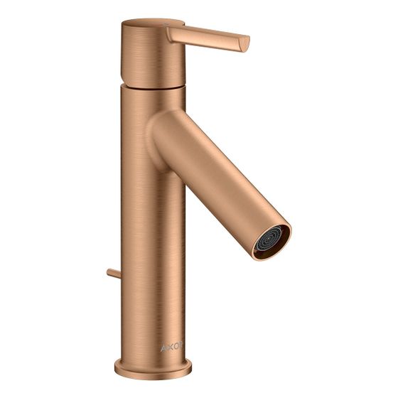Hansgrohe AXOR Starck Einhebel-Waschtischmischer 100mm, 3,5l/min, CoolStart, Hebelgriff, Zugstangen-Ablaufg., Brushed Bronze