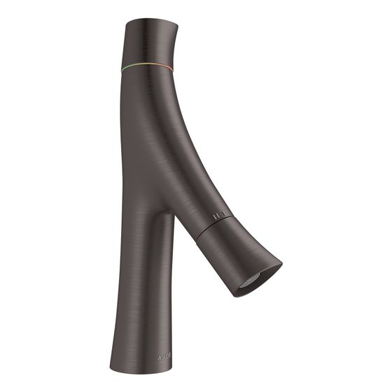 Hansgrohe AXOR Starck Organic 2-Griff Waschtischmischer 80mm, 3,5l/min, Ablaufgarnitur, Brushed Black Chrome