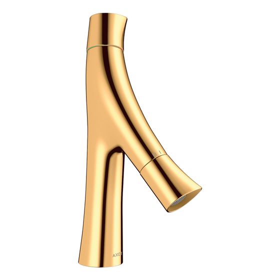 Hansgrohe AXOR Starck Organic 2-Griff Waschtischmischer 80mm, 3,5l/min, Ablaufgarnitur, Polished Gold Optic