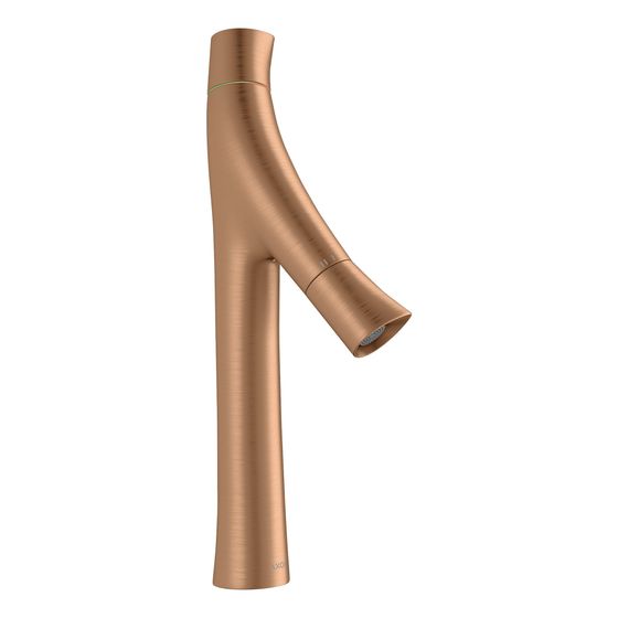 Hansgrohe AXOR Starck Organic 2-Griff Waschtischmischer 170mm, 3,5l/min, für Aufsatzwaschtische, Ablaufgarnitur, Brushed Bronze