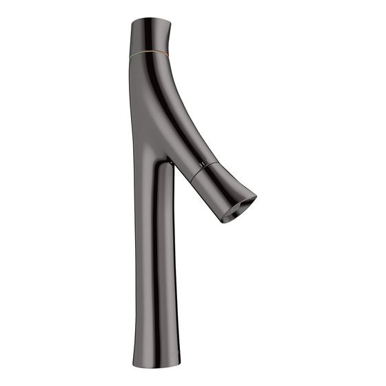 Hansgrohe AXOR Starck Organic 2-Griff Waschtischmischer 170mm, 3,5l/min, für AWT, Ablaufgarnitur, Polished Black Chrome