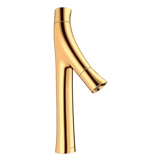 Hansgrohe AXOR Starck Organic 2-Griff Waschtischmischer 170mm, 3,5l/min, für AWT, Ablaufgarnitur, Polished Gold Optic