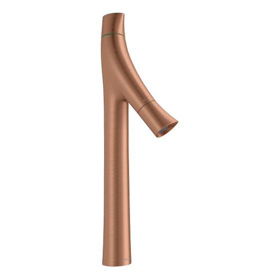 Hansgrohe AXOR Starck Organic 2-Griff Waschtischmischer 240mm, 3,5l/min, für AWT, Ablaufgarnitur, Brushed Red Gold