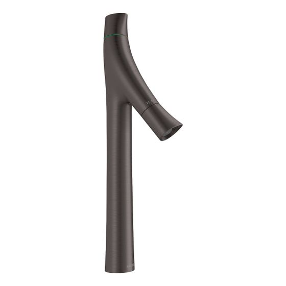 Hansgrohe AXOR Starck Organic 2-Griff Waschtischmischer 240mm, 3,5l/min, für AWT, Ablaufgarnitur, Brushed Black Chrome