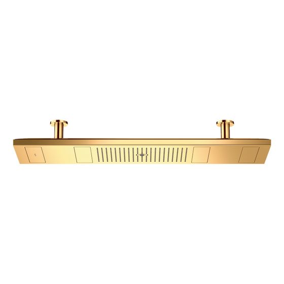 Hansgrohe AXOR ShowerSolutions ShowerHeaven, 21l/min, 1200x300mm, 4jet, Lichtmodul 5000 K, Polished Gold Optic