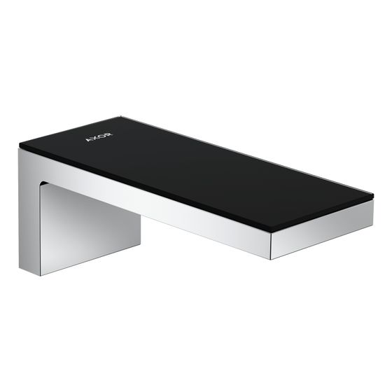 Hansgrohe AXOR MyEdition Wanneneinlauf, 24l/min, Chrom/Schwarzglas