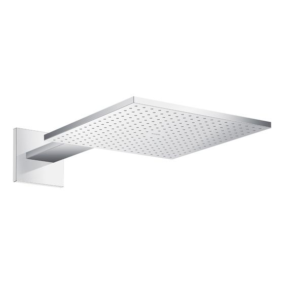 Hansgrohe AXOR ShowerSolutions Kopfbrause, 27,4l/min, 300x300mm, 2jet, Brausearm, Chrom