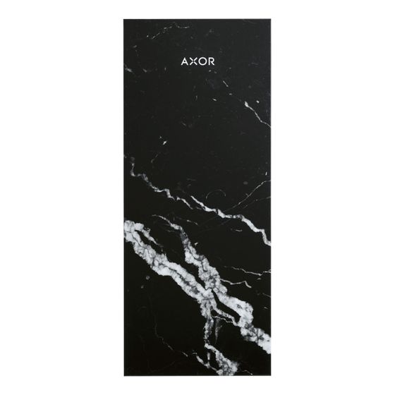 Hansgrohe AXOR MyEdition Platte 245mm, Marmor Nero Marquina, 47914000