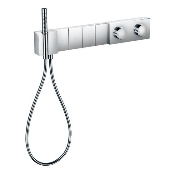 Hansgrohe AXOR Edge Thermostatmodul Select 610x100mm, Unterputz, 39l/min, für 4 Verbraucher, Diamantschliff, Chrom