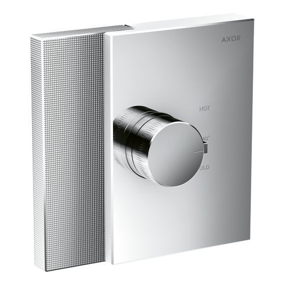 Hansgrohe AXOR Edge Thermostat HighFlow, 59l/min, Unterputz, Diamantschliff, Chrom
