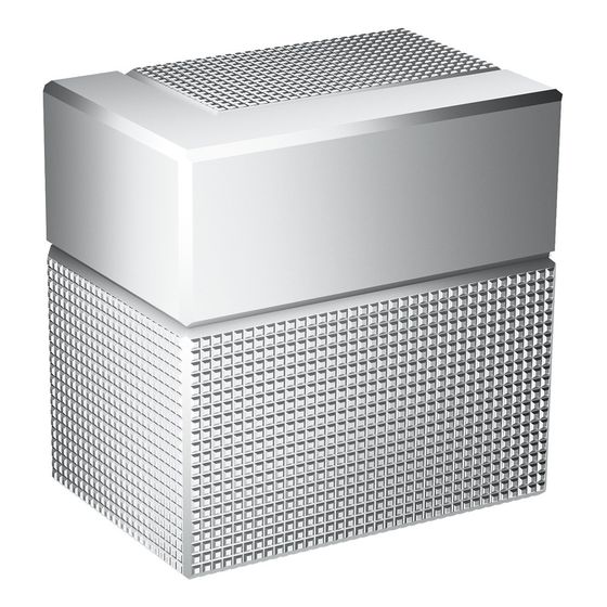 Hansgrohe AXOR Edge Absperrventil Unterputz, Diamantschliff, DN 15/DN 20, Chrom