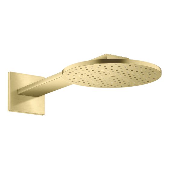 Hansgrohe AXOR ShowerSolutions Kopfbrause 250mm, 18,3l/min, 1jet, Brausearm, Brushed Brass