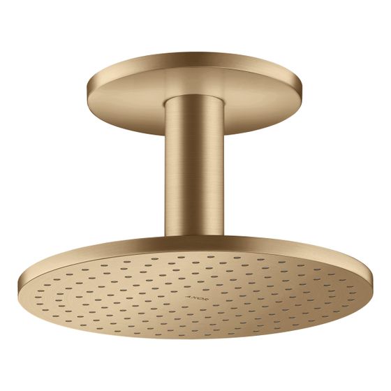 Hansgrohe AXOR ShowerSolutions Kopfbrause 250mm, 19l/min, 1jet, Deckenanschluss, Brushed Bronze