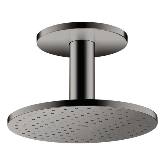 Hansgrohe AXOR ShowerSolutions Kopfbrause 250mm, 19l/min, 1jet, Deckenanschluss, Polished Black Chrome