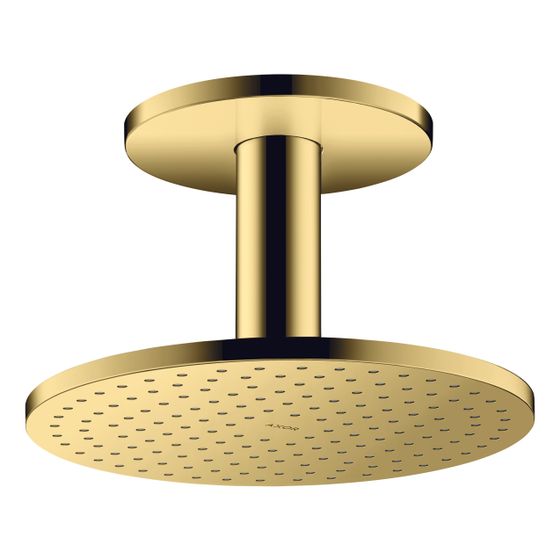 Hansgrohe AXOR ShowerSolutions Kopfbrause 250mm, 19l/min, 1jet, Deckenanschluss, Polished Gold Optic