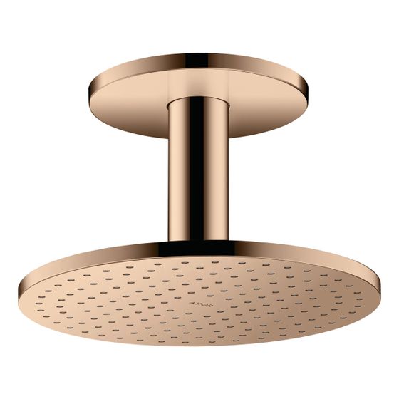 Hansgrohe AXOR ShowerSolutions Kopfbrause 250mm, 19l/min, 1jet, Deckenanschluss, Polished Red Gold