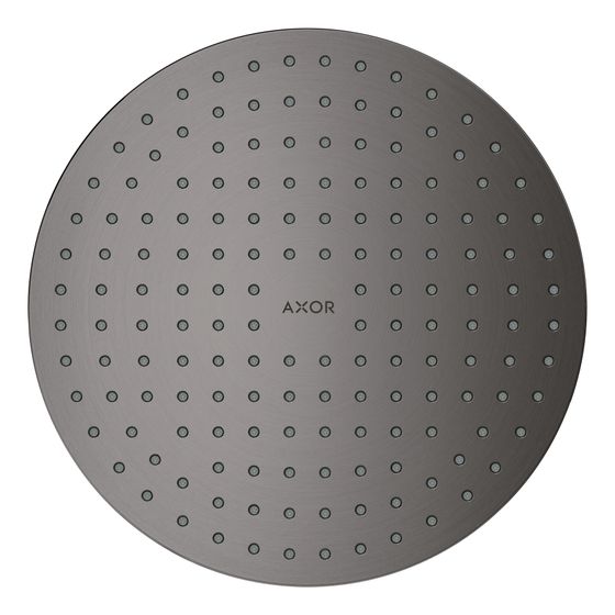 Hansgrohe AXOR ShowerSolutions Kopfbrause 250mm, 21l/min, 2jet Deckenintegriert, Brushed Black Chrome
