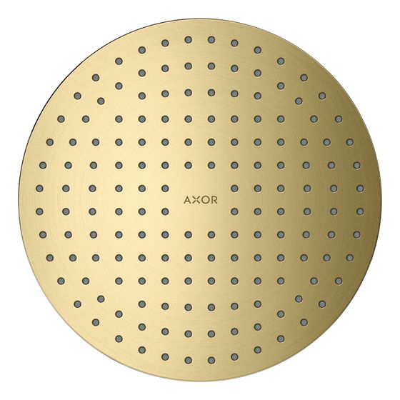 Hansgrohe AXOR ShowerSolutions Kopfbrause 250mm, 21l/min, 2jet Deckenintegriert, Brushed Brass