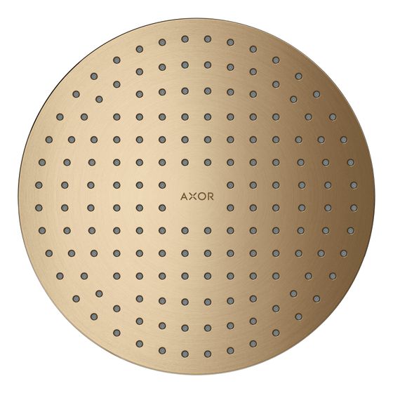 Hansgrohe AXOR ShowerSolutions Kopfbrause 250mm, 21l/min, 2jet Deckenintegriert, Brushed Bronze
