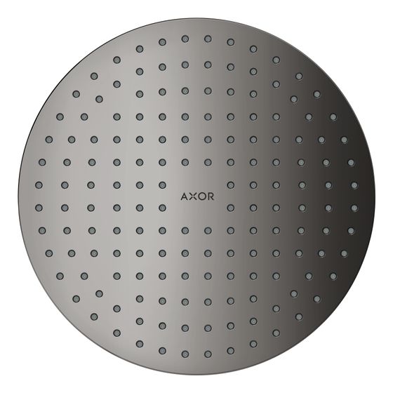 Hansgrohe AXOR ShowerSolutions Kopfbrause 250mm, 17,7l/min, 1jet Deckenintegriert, Polished Black Chrome