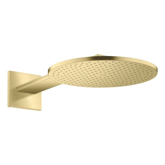 Hansgrohe AXOR ShowerSolutions Kopfbrause 300mm, 17,6l/min, 1jet, Brausearm, Brushed Brass
