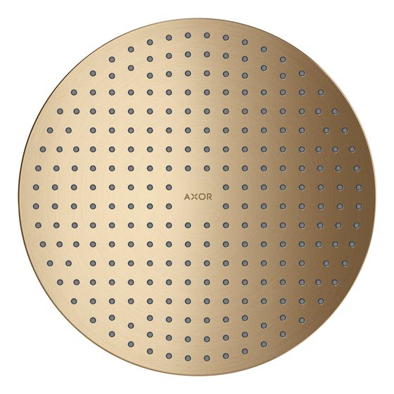 Hansgrohe AXOR ShowerSolutions Kopfbrause 300mm, 18,1l/min, 1jet Deckenintegriert, Brushed Bronze