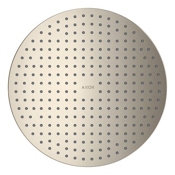 Hansgrohe AXOR ShowerSolutions Kopfbrause 300mm, 18,1l/min, 1jet Deckenintegriert, Brushed Nickel