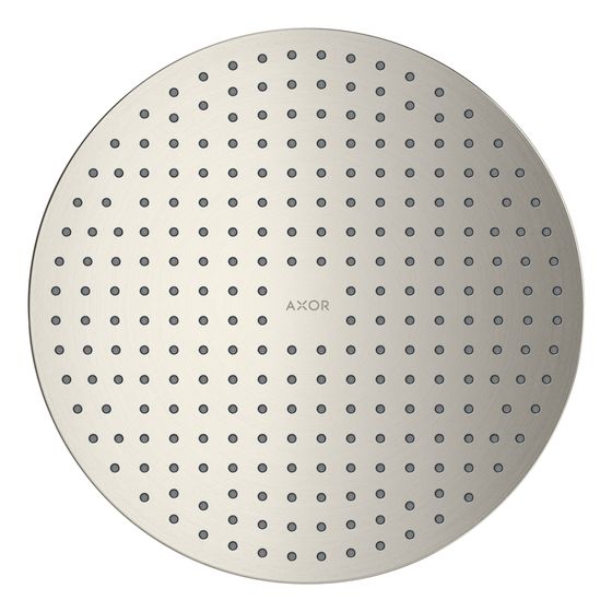 Hansgrohe AXOR ShowerSolutions Kopfbrause 300mm, 17l/min, 2jet Deckenintegriert, Edelstahl Optic