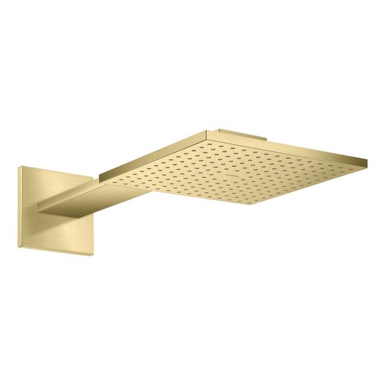 Hansgrohe AXOR ShowerSolutions Kopfbrause, 17l/min, 250x250mm, 1jet, Brausearm, Brushed Brass