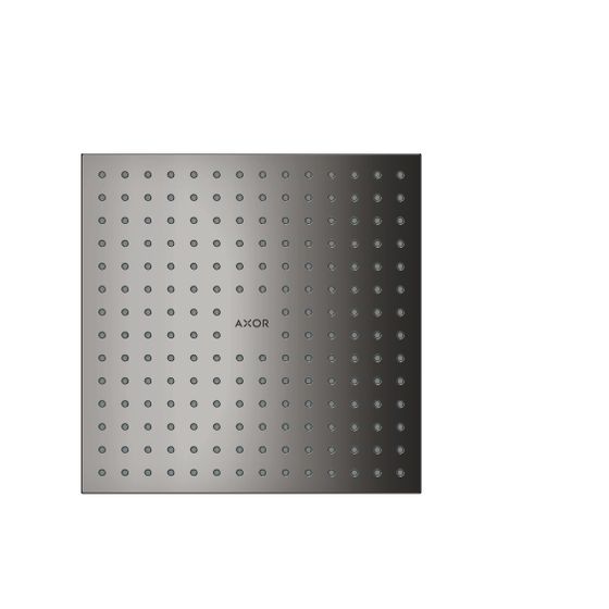 Hansgrohe AXOR ShowerSolutions Kopfbrause, 17l/min, 250x250mm, 2jet, Deckenintegriert, Polished Black Chrome