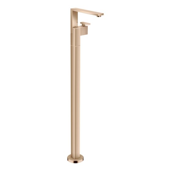 Hansgrohe AXOR Edge Einhebel-Waschtischmischer bodenstehend, 5l/min, Push-Open Ablaufgarnitur, Diamantschliff, Polished Red Gold