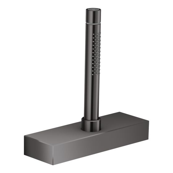 Hansgrohe AXOR Edge Wannenrand-Set, 14,5l/min, Polished Black Chrome
