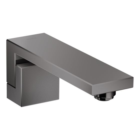 Hansgrohe AXOR Edge Wanneneinlauf, 23l/min, Diamantschliff, Polished Black Chrome