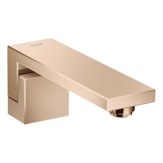 Hansgrohe AXOR Edge Wanneneinlauf, 23l/min, Diamantschliff, Polished Red Gold