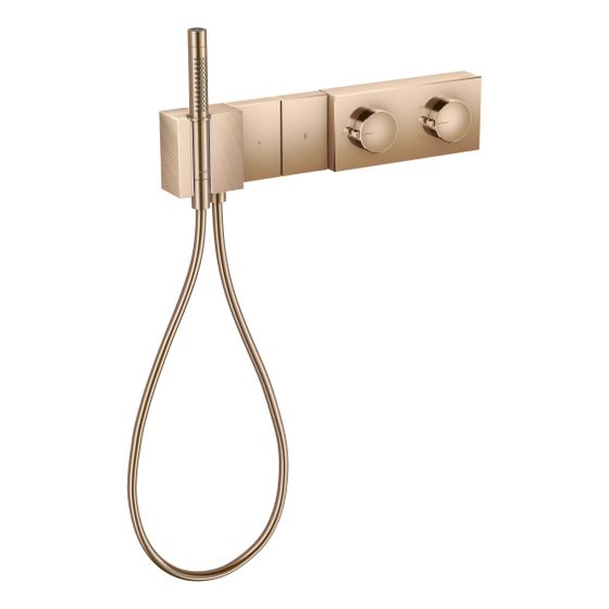 Hansgrohe AXOR Edge Thermostatmodul Select 470x100mm, Unterputz, 35l/min, für 2 Verbraucher, Diamantschliff, Polished Red Gold